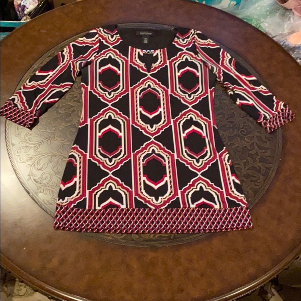 Geometric pattern dress